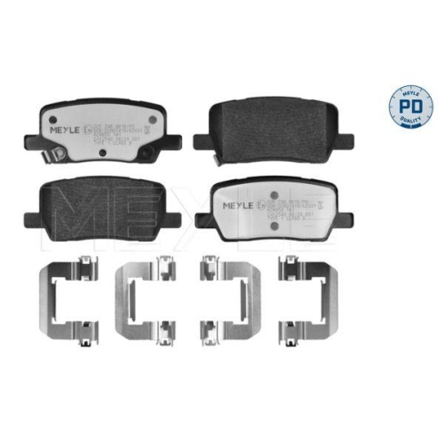 MEYLE Bremsbelagsatz, Scheibenbremse MEYLE-PD: Advanced performance and design.