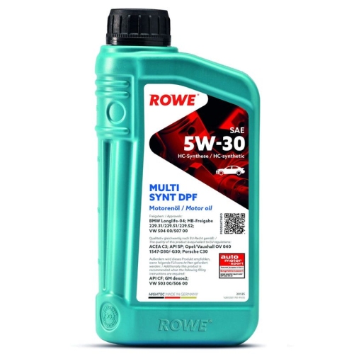 ROWE Motoröl HIGHTEC MULTI SYNT DPF SAE 5W-30 (20125)