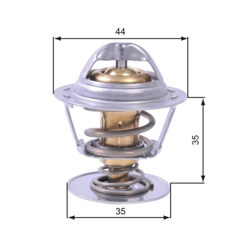 GATES Thermostat, Kühlmittel