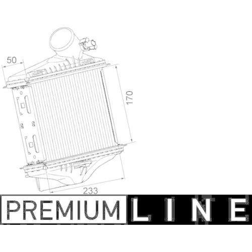 MAHLE Ladeluftkühler BEHR *** PREMIUM LINE ***