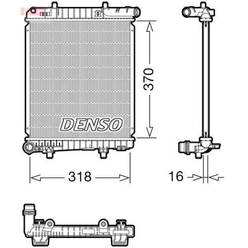 DENSO Kühler, Motorkühlung