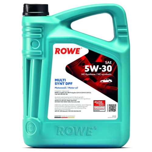 ROWE Motoröl HIGHTEC MULTI SYNT DPF SAE 5W-30 (20125)