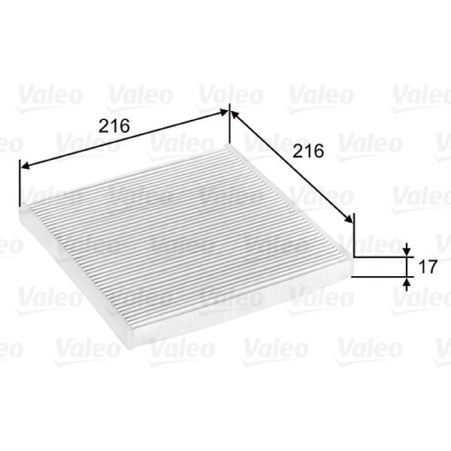 VALEO Filter, Innenraumluft VALEO ESSENTIAL