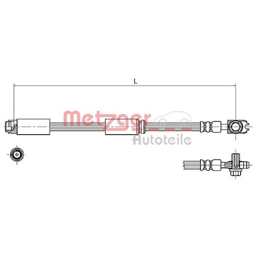 METZGER Bremsschlauch