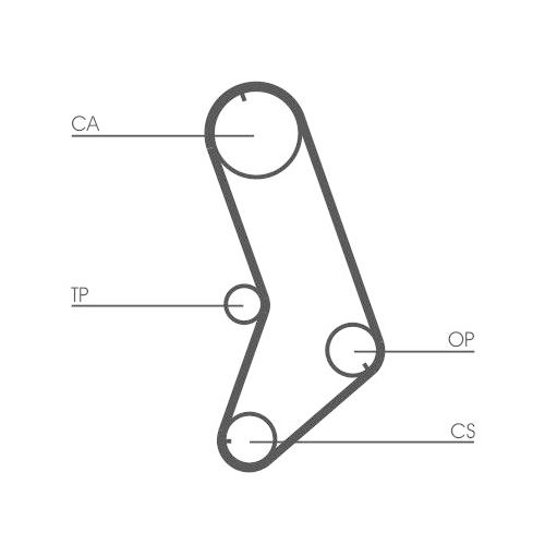 CONTINENTAL CTAM Zahnriemen