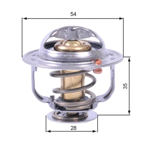 GATES Thermostat, Kühlmittel