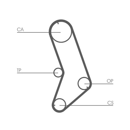 CONTINENTAL CTAM Zahnriemen