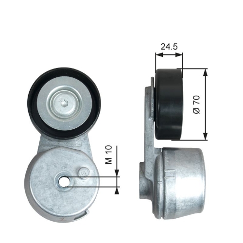 GATES Riemenspanner, Keilrippenriemen DriveAlign™