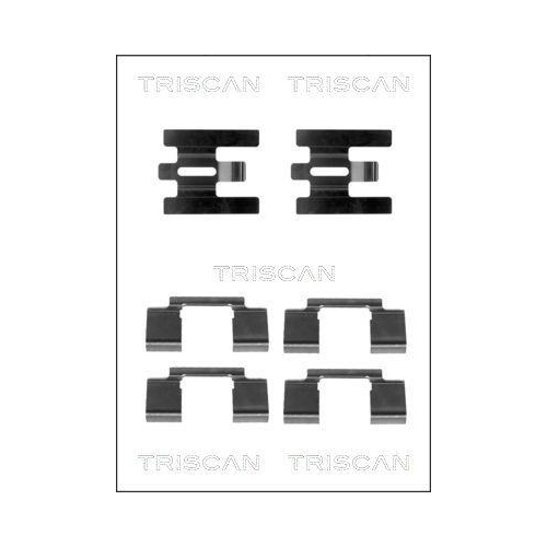 TRISCAN Zubeh&ouml;rsatz, Scheibenbremsbelag
