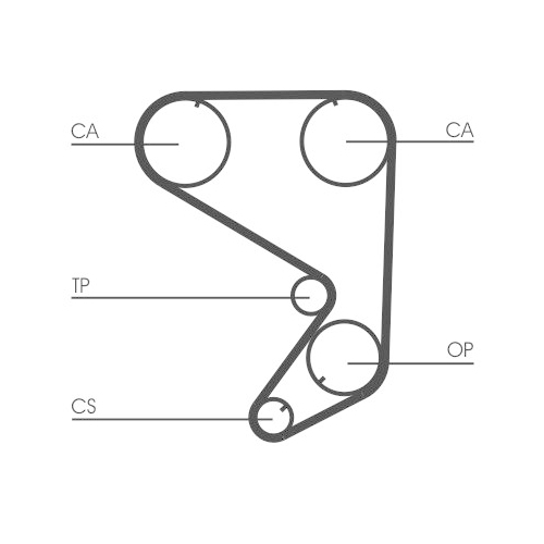 CONTINENTAL CTAM Zahnriemen