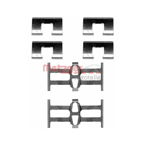 METZGER Zubehörsatz, Scheibenbremsbelag GREENPARTS