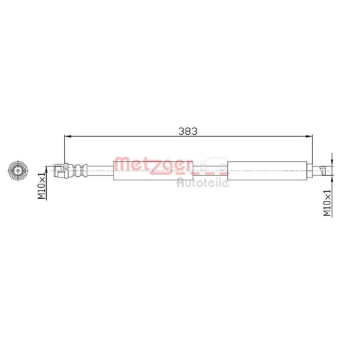 METZGER Bremsschlauch