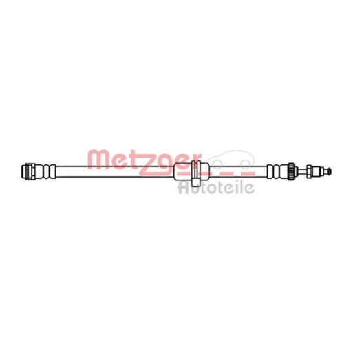 METZGER Bremsschlauch GREENPARTS