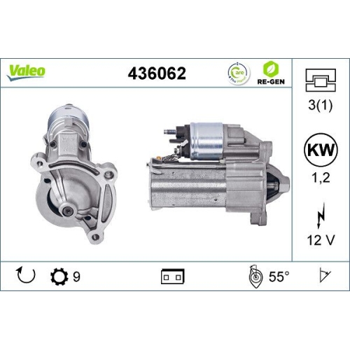 VALEO Starter VALEO RE-GEN AT