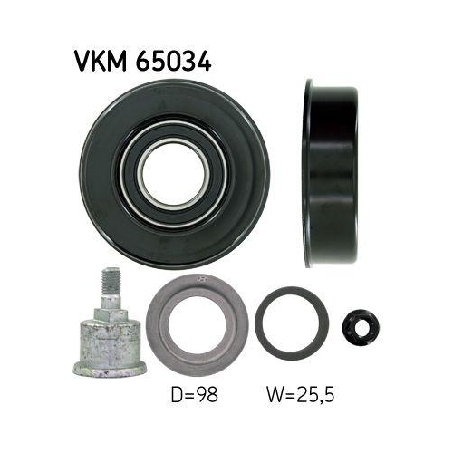 SKF Umlenk-/F&uuml;hrungsrolle, Keilrippenriemen