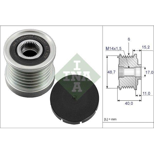 Schaeffler INA Generatorfreilauf