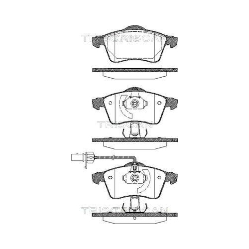 TRISCAN Bremsbelagsatz, Scheibenbremse