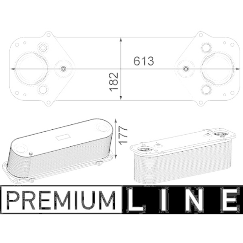 MAHLE Ladeluftkühler BEHR *** PREMIUM LINE ***