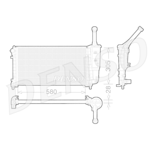 DENSO Kühler, Motorkühlung