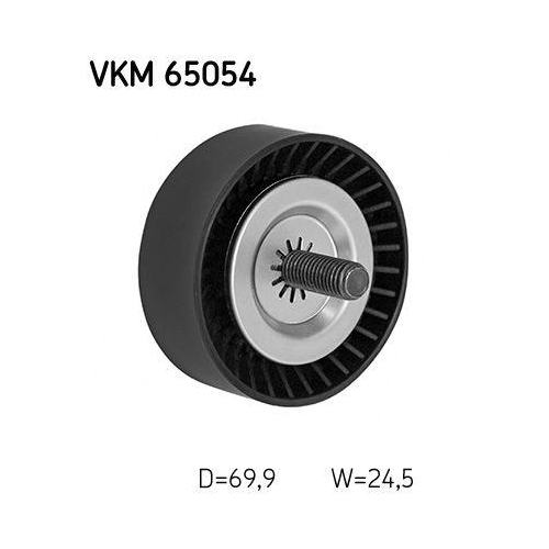 SKF Umlenk-/F&uuml;hrungsrolle, Keilrippenriemen