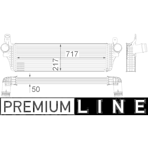 MAHLE Ladeluftkühler BEHR *** PREMIUM LINE ***