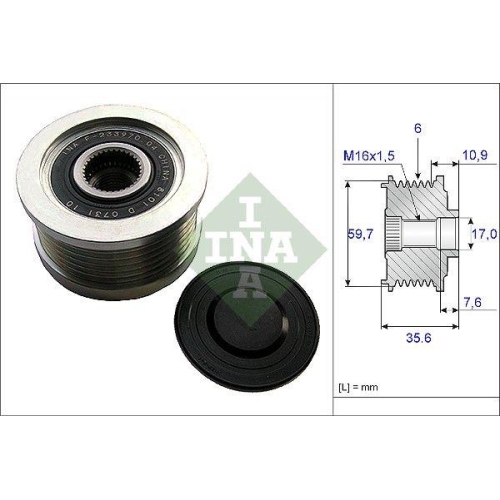 Schaeffler INA Generatorfreilauf