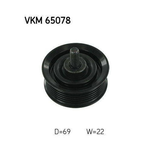 SKF Umlenk-/F&uuml;hrungsrolle, Keilrippenriemen