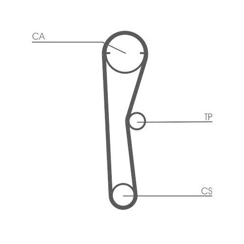 CONTINENTAL CTAM Zahnriemen