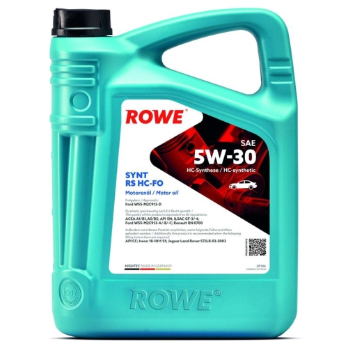 ROWE Motoröl HIGHTEC SYNT RS SAE 5W-30 HC-FO (20146)