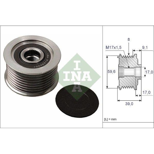 Schaeffler INA Generatorfreilauf