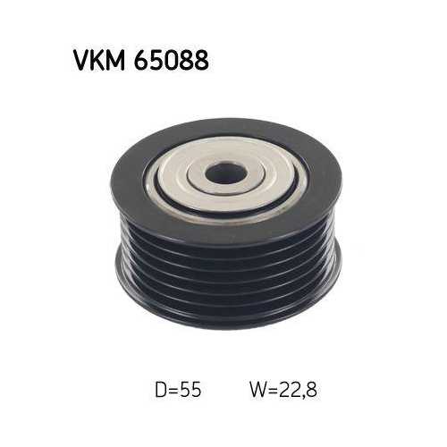 SKF Umlenk-/F&uuml;hrungsrolle, Keilrippenriemen