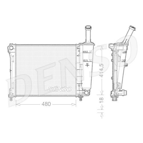 DENSO Kühler, Motorkühlung