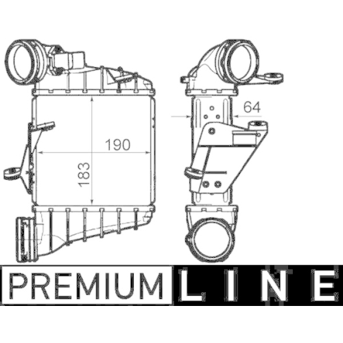 MAHLE Ladeluftkühler BEHR *** PREMIUM LINE ***