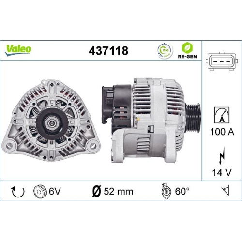 VALEO Generator VALEO RE-GEN AT