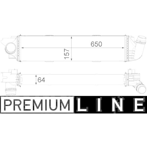 MAHLE Ladeluftkühler BEHR *** PREMIUM LINE ***