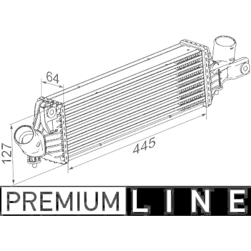 MAHLE Ladeluftkühler BEHR *** PREMIUM LINE ***