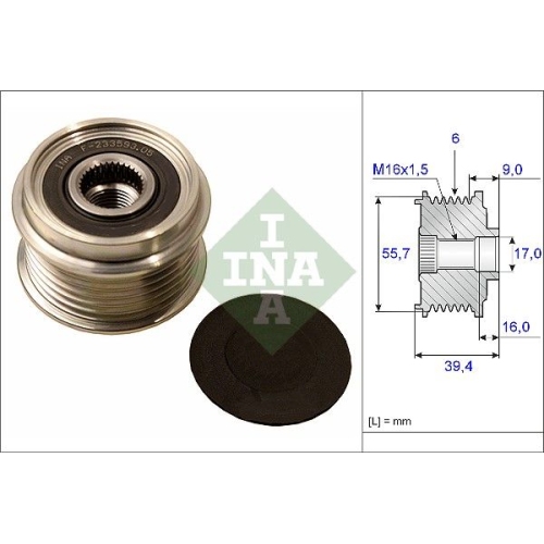 Schaeffler INA Generatorfreilauf