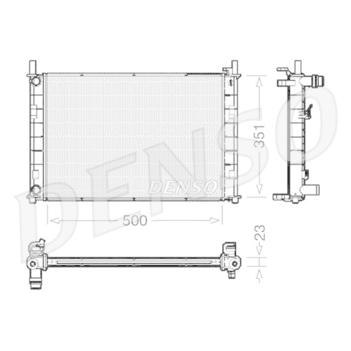 DENSO Kühler, Motorkühlung
