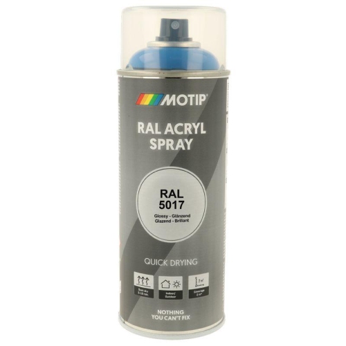 MOTIP RAL-Lack RAL 5017 verkehrsblau hochglanz 400 ml