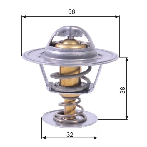 GATES Thermostat, Kühlmittel