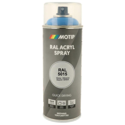 MOTIP RAL-Lack RAL 5015 himmelblau hochglanz 400 ml