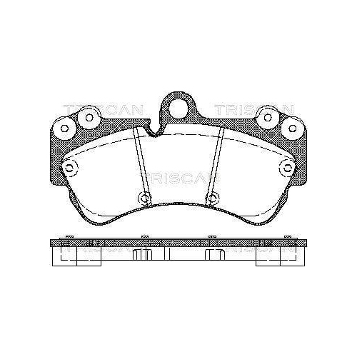 TRISCAN Bremsbelagsatz, Scheibenbremse