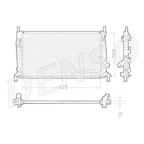 DENSO Kühler, Motorkühlung
