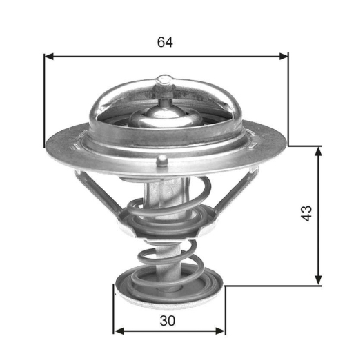 GATES Thermostat, Kühlmittel