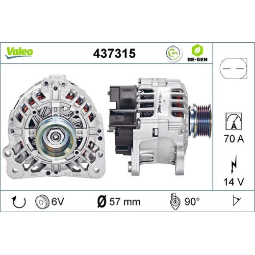 VALEO Generator VALEO RE-GEN AT