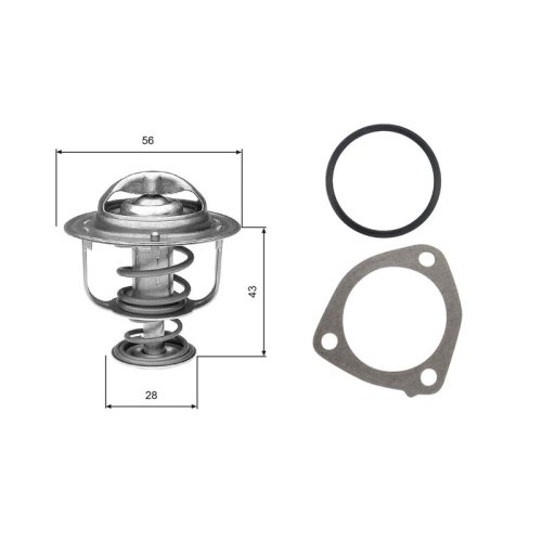 GATES Thermostat, Kühlmittel