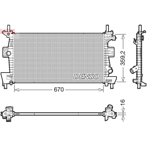 DENSO Kühler, Motorkühlung