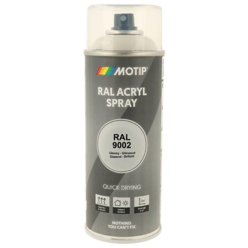 MOTIP RAL-Lack RAL 9002 grauwei&szlig; hochglanz 400 ml