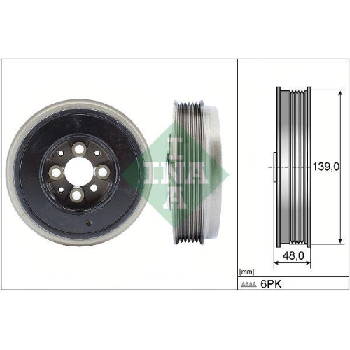 Schaeffler INA Riemenscheibe, Kurbelwelle