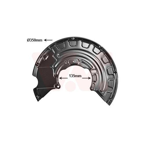 VAN WEZEL Spritzblech, Bremsscheibe